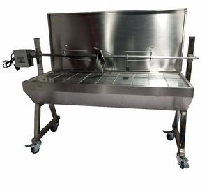 Nouveau design Grand barbecue au charbon de bois avec rôtissoire pour poisson, <span class=keywords><strong>poulet</strong></span>, agneau, porc avec couvercle - Product Image 2
