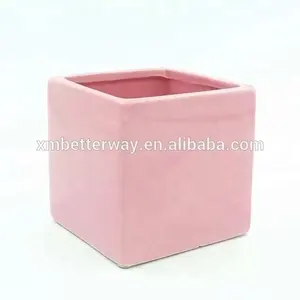 black and white ceramic flower pot 4 inch glazed ceramic square succulent flower pot plant flower pot cube