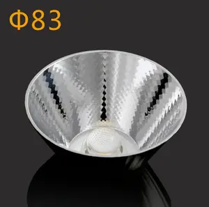 COB reflector for grille lamp GD-8323 83mm 23 degree pc light reflector trading company COB light reflector supplier