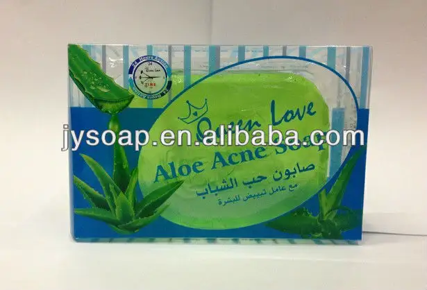Aloe Acne fresco trasparente sapone verde
