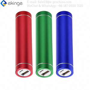 Cargador de Batería Portátil Móvil con Forma de Cilindro de Aluminio de Bajo Costo y Capacidad Real de 2000 <span class=keywords><strong>mAh</strong></span>, 2200 <span class=keywords><strong>mAh</strong></span>, 2600 <span class=keywords><strong>mAh</strong></span>, Banco de Energía para Teléfono - Product Image 5