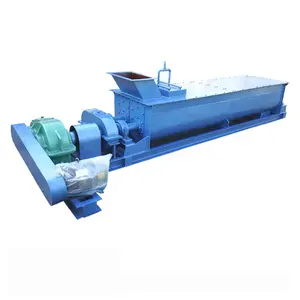 Used in cement plant portable concrete mixer for sale double shaft screw conveyor