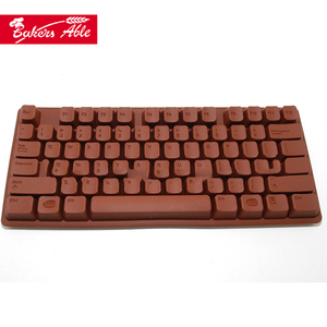 Sûr Et Comestibles FDA Certification Clavier de <span class=keywords><strong>Chocolat</strong></span> En Silicone Bac À Glaçons Mini Pop Moule - Product Image 2