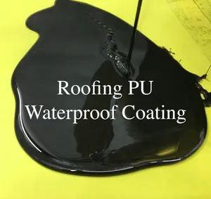 Hohe Dehnung Einzelne Komponente Elastomer Polyurethan Wasserdicht Dach Beschichtung Membran