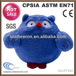 pequeño búho de la felpa juguetes al por mayor - Product Image 1