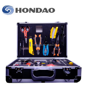 Kit de herramientas FTTH de fibra para el hogar completamente abastecido/tira de kit de 18 piezas de alta calidad, kit de herramientas de cable óptico cortado, pelado y limpio - Product Image 2