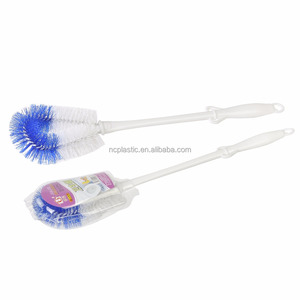 Double Sided Scopino Spazzola di Pulizia di Plastica Manico Lungo Bagno Scrub <span class=keywords><strong>Ener</strong></span> - Product Image 2