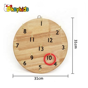 Jeu de lancer <span class=keywords><strong>d</strong></span>'<span class=keywords><strong>anneaux</strong></span> en bois pour enfants <span class=keywords><strong>d</strong></span>'<span class=keywords><strong>extérieur</strong></span> avec planche suspendue W01D019 - Product Image 5