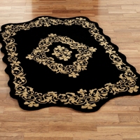 Tapis en soie et laine de bambou sur mesure pour le salon