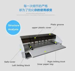 Automatische Papier Vouwen Machine, Papier Snijmachine, Papier Perforeren Machine