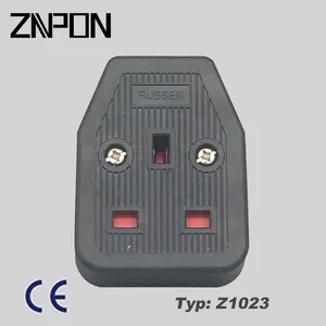 Z1023 Uk Bs Rubber 13A Socket