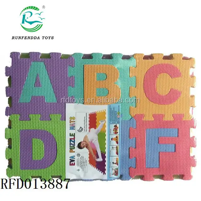 5.5" EVA Kids Foam Play Alphabet ABC + Numbers Puzzle Mat 36PCS