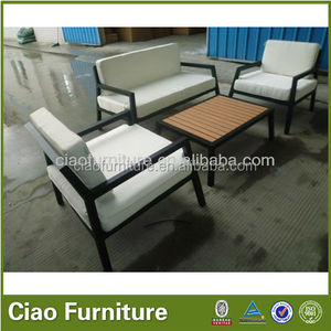 Sofá de Jardín con Estructura de Aluminio Lavable, Sofá Seccional Impermeable para Exteriores, Sofá Pequeño para Patio Trasero, Sofá para Hotel, Venta al por Mayor, Sofá para <span class=keywords><strong>Terraza</strong></span> de Villa - Product Image 5