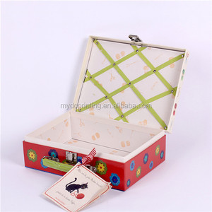 Children <strong>Suitcase</strong> Shaped <strong>Cardboard</strong> Gift Box - Product Image 1