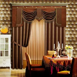 Elegant beautiful blackout curtains for living room