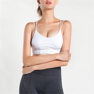 Canotta da Palestra all'Ingrosso, Abbigliamento Fitness, Completo Intimo Sexy per Giovani Donne, Reggiseno con Foto, Top da <span class=keywords><strong>Yoga</strong></span>, Set Canottiera Sexy - Product Image 6