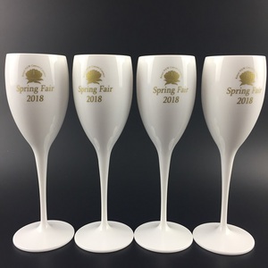 Fsile-gobelet en plastique incassable, imprimé, personnalisé, vente en gros, flûtes à Champagne, pour fête - Product Image 1