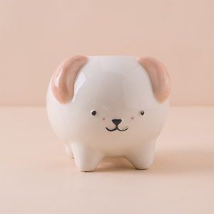 Macetas Decorativas <span class=keywords><strong>de</strong></span> Cerámica con Diseño Personalizado, Pequeñas, Bonitas y Económicas, con Forma <span class=keywords><strong>de</strong></span> <span class=keywords><strong>Perro</strong></span>, para Plantar en el Jardín - Product Image 4