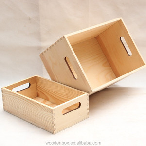 Oem Modern Fruit / Vegetable Crate / Wooden Storage Crate