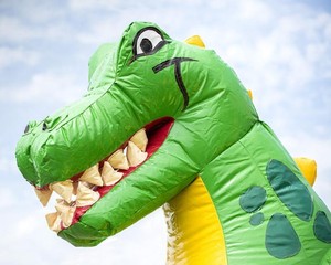 Tobogán de castillo hinchable de Casa de rebote inflable de dinosaurio comercial para niños a la venta - Product Image 5
