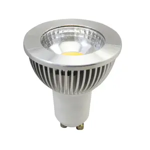 中国制造商节能灯高流明COB led聚光灯5W 2700K led斑点gu 10 220v 110v迷你focos球泡灯