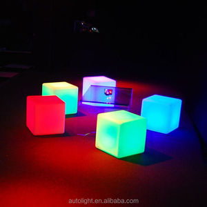 YS 30 cm Colores Que Cambian Noche LED Recargable Cubo Silla, Ideal para Uso En Interiores y Al Aire Libre Camino de - Product Image 6