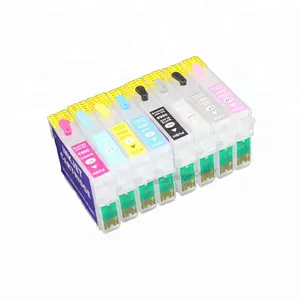 8 colors R2880 96 T0961 -T0969 Refillable ink Cartridges compatible for EPSON R2880 printer