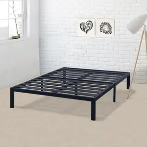 Twin Full <strong>Queen</strong> king <strong>Size</strong> <strong>Foldable</strong> Platform <strong>Bed</strong> <strong>Frame</strong> Modern Folding Iron <strong>Bed</strong> <strong>Frame</strong> - Product Image 1