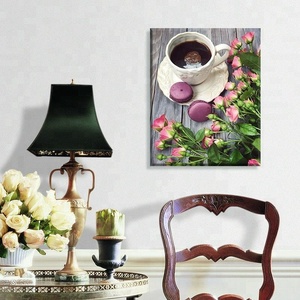 Estilo Europeo pared arte decorativo una taza de <span class=keywords><strong>café</strong></span> pintura al óleo - Product Image 2