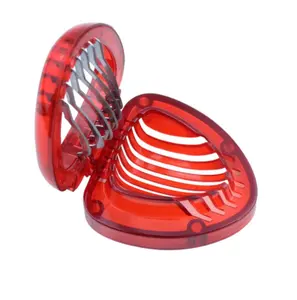 Küche Mini Strawberry Slicer Cutter Gadgets Küchen werkzeug Mini Slicer Cut Edelstahl Klinge Craft Obst Werkzeuge