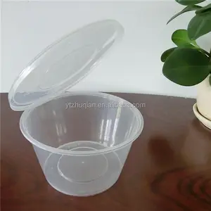 Boîte d'emballage jetable en plastique, pièces, emballage rond Transparent, bon marché, pp, boîte à emporter