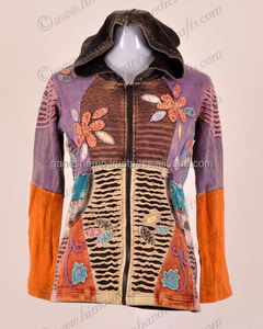 Beautiful Bohemian Enzyme Wash Hoodies Jacket Ladies <b>Clothing</b> CSWJ 351 - Product Image 1