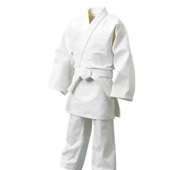 Atacado judo uniforme 450 + 280g 100% algodão branco treinamento