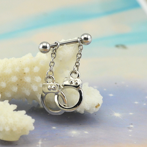 316l Thép Không Gỉ Chain Slave Núm Vú Vòng Vách Ngăn Bất Piercing Trang Sức - Product Image 5