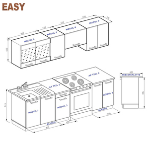 Armoire en bois à prix compétitif Meubles <span class=keywords><strong>de</strong></span> <span class=keywords><strong>cuisine</strong></span> à haute brillance - Product Image 5