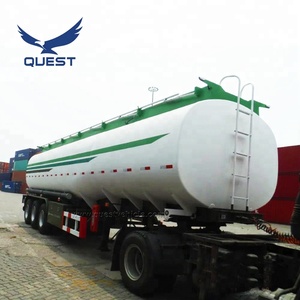 QUEST VEHICLE-remolque cisterna de aceite personalizado, tanque Semi remolque, camión de combustible, 55cbm, a la venta, África