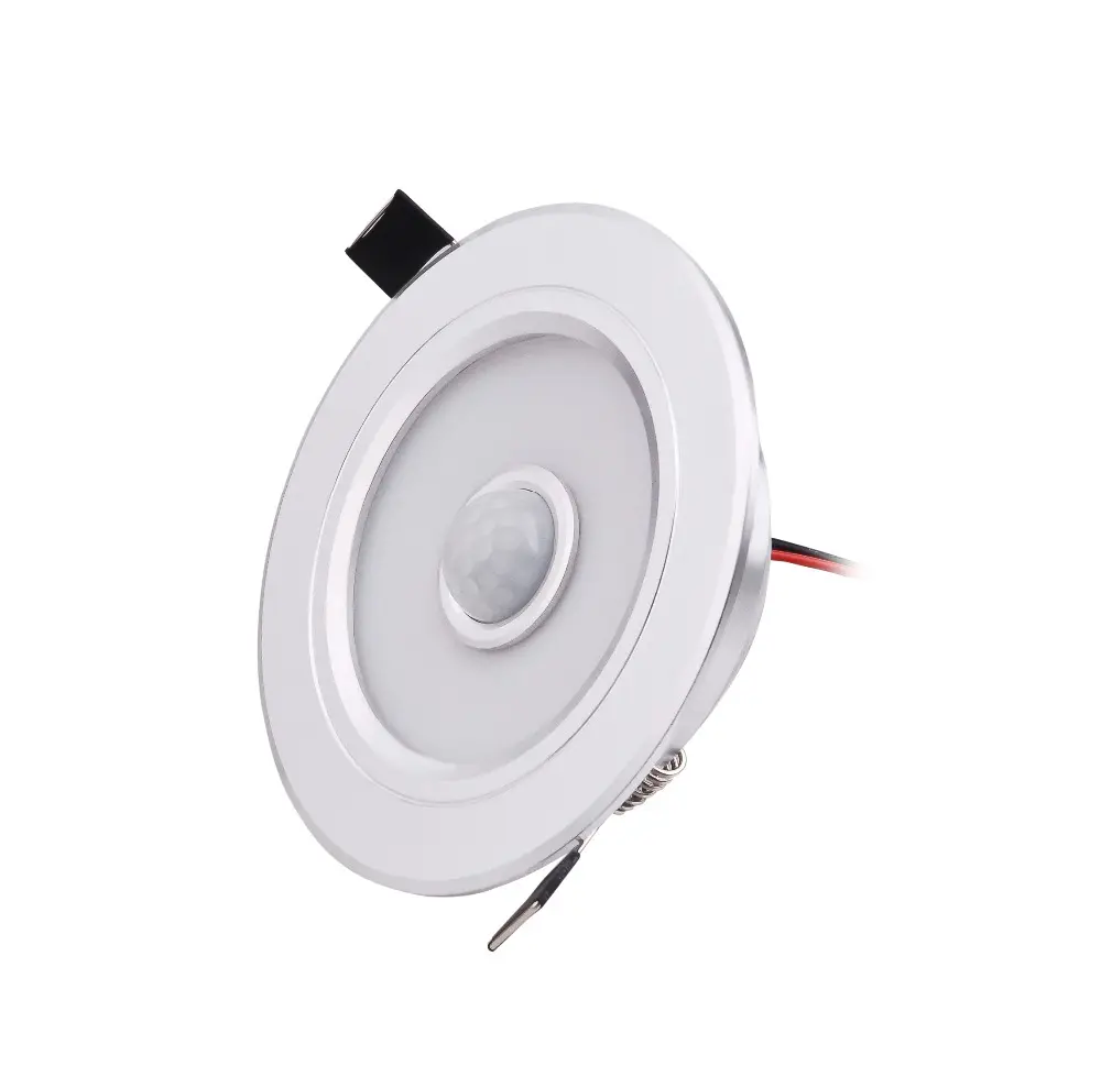 PIR Motion Sensor Recessed Round LED Downlight for indoor