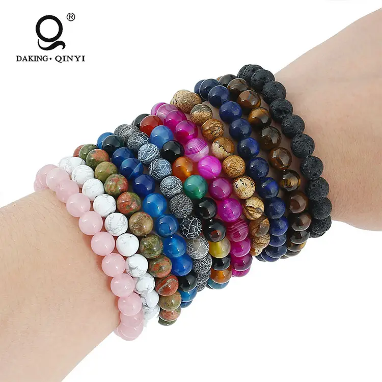Men Fashion Accessories Crystal Natural Gemstone For Jewelry Making Bracelet Women