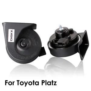 CHSKY Car Horn Snail type Horn For Toyota Platz 1999 to 2012 12V Loudness 110-129db Auto Horn Long Life Time High Low Klaxon