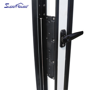 Ventanas de Vidrio Comerciales Usadas Superhouse, Puertas Plegables de Aluminio y Vidrio para Patio Exterior, Apilables, Bi-plegables, <span class=keywords><strong>en</strong></span> <span class=keywords><strong>Venta</strong></span> - Product Image 5
