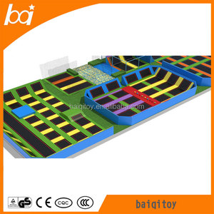 Trampoline parc de gymnastique professionnel, blocs de fosse en mousse colorés et résistant au feu - Product Image 2