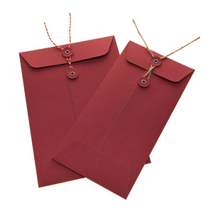 <strong>Custom</strong> Design A4 A5 A6 Paper Kraft Gift Brown <strong>Envelope</strong> with <strong>String</strong> - Product Image 5