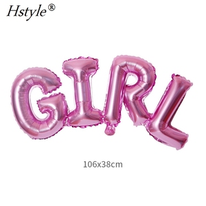 Palloncini per feste di <span class=keywords><strong>Gender</strong></span> Reveal Hstyle forniture di palloncini rosa blu decorazioni per foto di oggetti di scena per la squadra del ragazzo della squadra bomboniere - Product Image 4