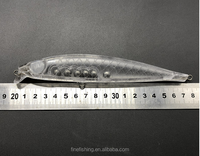 Leurre de pêche dur non peint type Minnow 180mm 37.2g, corps d'appât artificiel, yeux 3D 14mm, 10 pièces, 279 ABS OEM