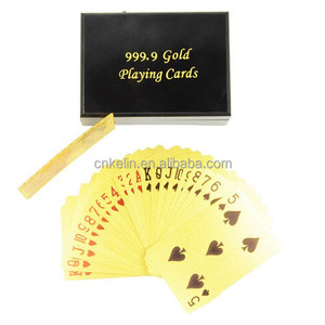 แฟนซีทองชุดการ์ดเล่นคู่กล่องไม้กล่องบัตรรับประกัน - Product Image 5