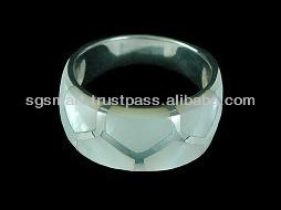 แม่ของแหวนเงินมุก925เครื่องประดับโรงงานขายส่งในประเทศไทย - Product Image 1