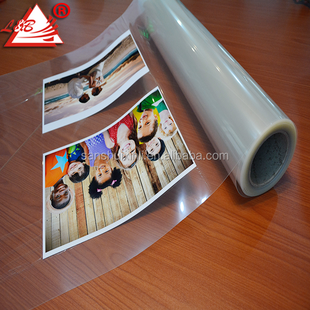 High Transparent PET Clear Self Adhesive Cold Laminating Roll Film for Photo ,Photo Album