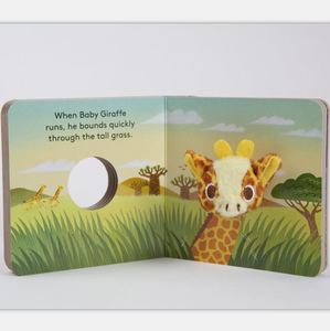 Libro romocional para colorear para bebé y niño pequeño, nuevo diseño, libro <span class=keywords><strong>de</strong></span> marionetas - Product Image 2