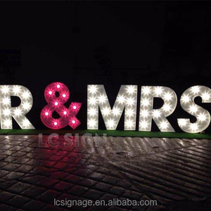 ตัวอักษรป้ายไฟ LED ตัวอักษรป้ายกระโจมตัวอักษรไม้ - Product Image 2