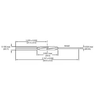 Interrupteur capteur magnétique haute puissance mini normalement ouvert 2 fils verre magnétique reed interrupteur RI-48 COMUS - Product Image 2